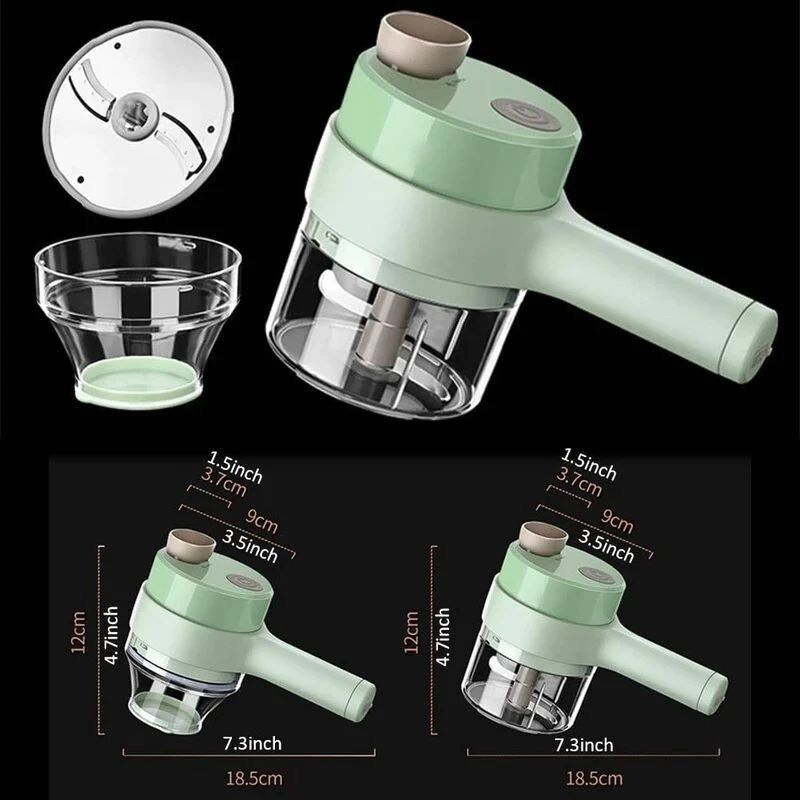 Triturador Cortador Elétrico Multifuncional Para Vegetais E Carnes