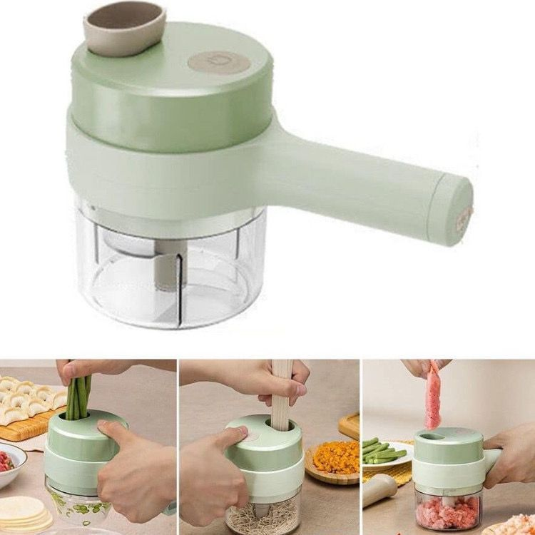 Triturador Cortador Elétrico Multifuncional Para Vegetais E Carnes