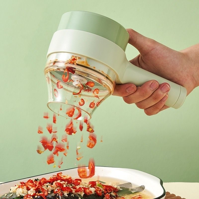 Triturador Cortador Elétrico Multifuncional Para Vegetais E Carnes