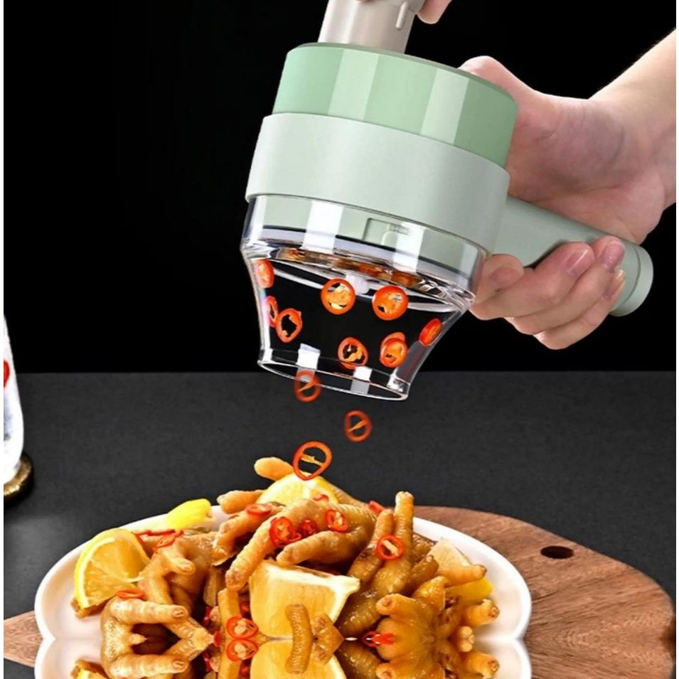 Triturador Cortador Elétrico Multifuncional Para Vegetais E Carnes