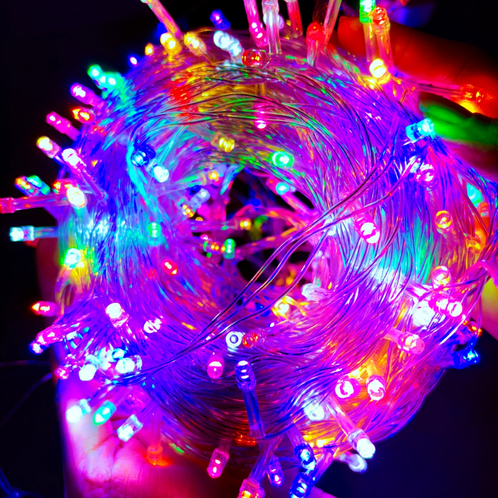 Pisca Pisca que está viralizado 30 Metros Branco Quente com 300 Leds 8 Funções - CasaBizu